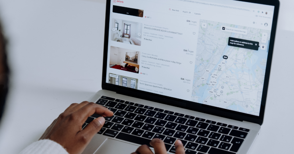 Host unaware of potential Airbnb risks while scrolling